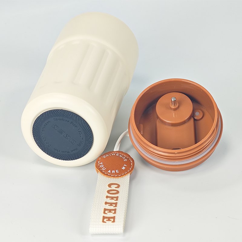 Custom 16oz double wall Vacuum Insulated Car Cup powder coated tumbler vacuum cup Thermal stainless steel coffee mug with lid