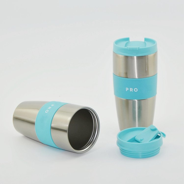 450ml Classic Design Camping double wall stainless steel wide mouth coffee mug water bottle coffee cup