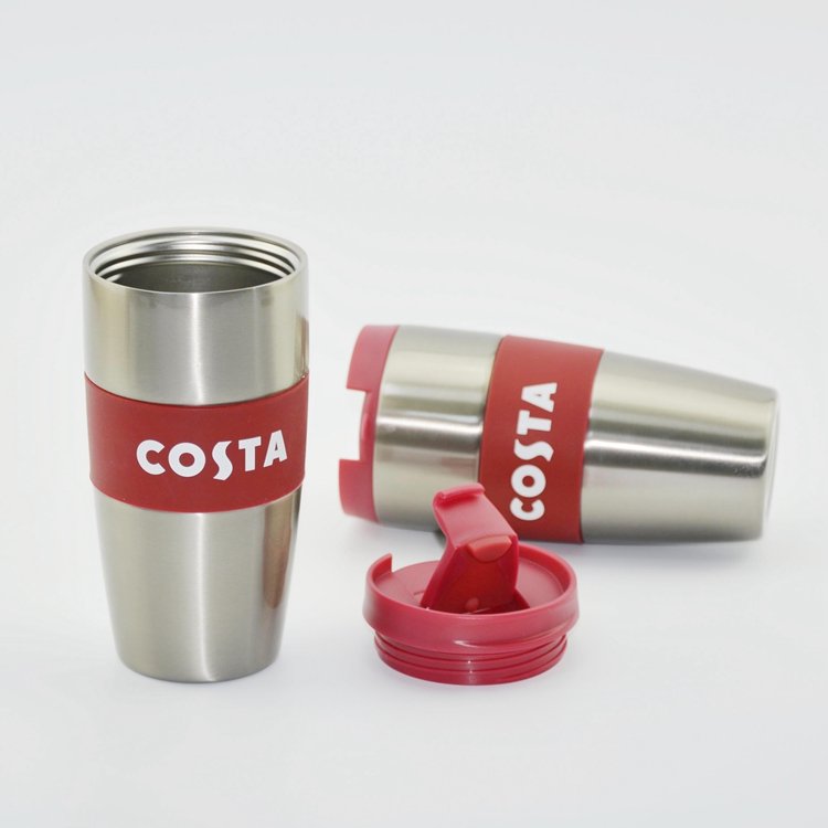 450ml Classic Design Camping double wall stainless steel wide mouth coffee mug water bottle coffee cup