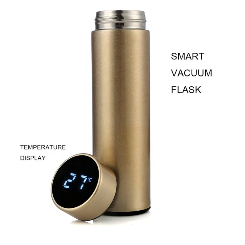 Best Sale Double Wall 304 Stainless Steel Smart Vacuum Insulated Water Bottle With LED Temperature Display
