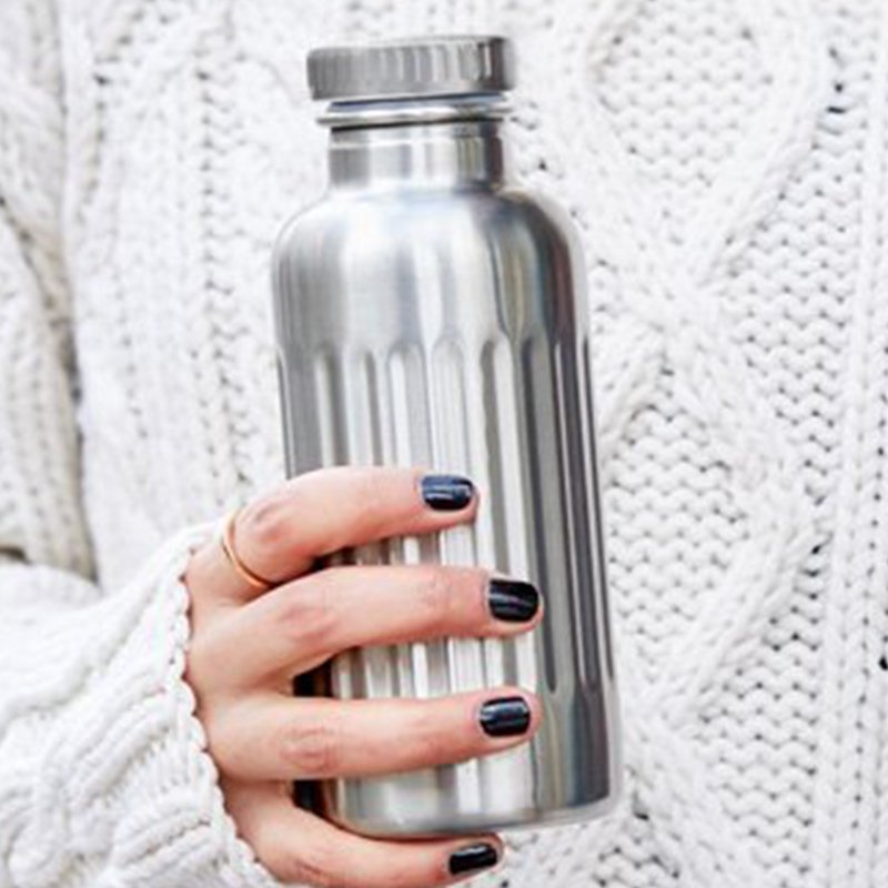 New Retro Design Custom Food Grade Doubl Wall 18/8 Stainless Steel Cycling Thermos Vacuum Bottle Flask
