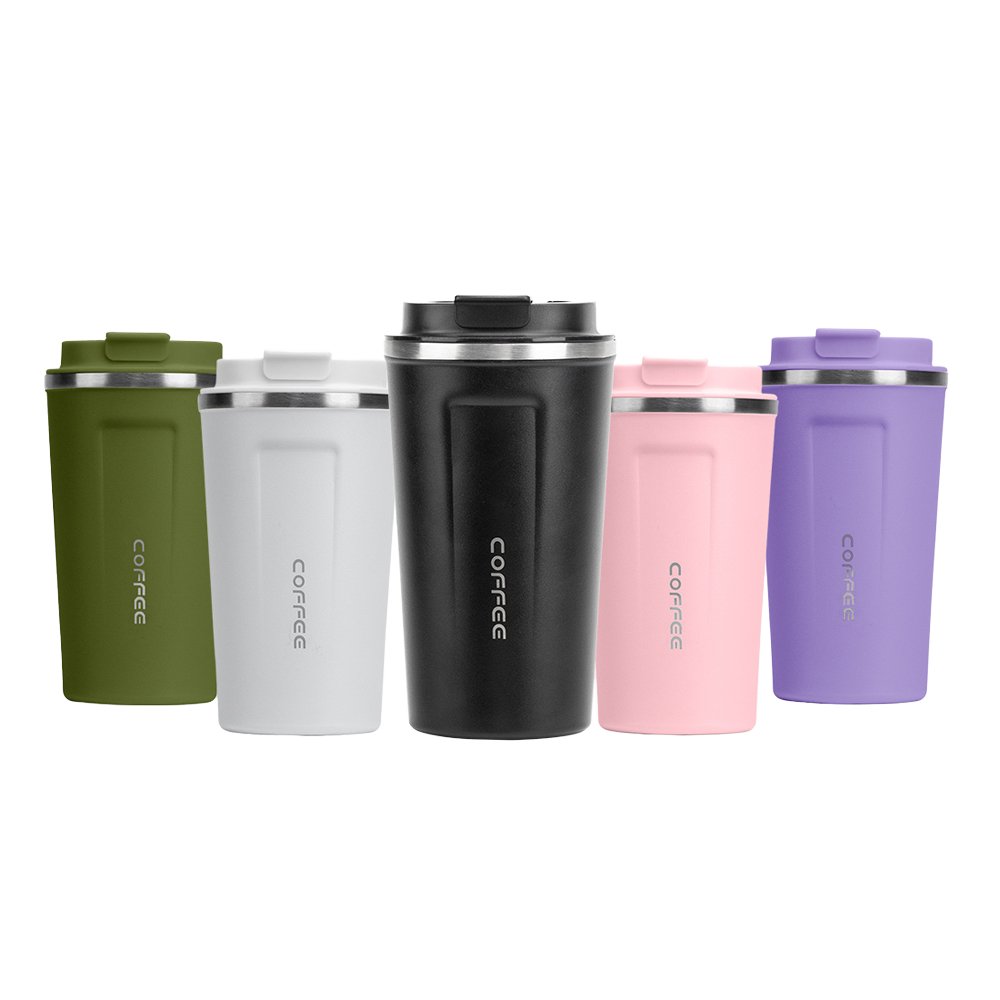 Personalized Stainless Steel Travel Mug: Insulated Coffee Thermos for Hot Beverages On-The-Go - Cute & Car Friendly Water Bottle