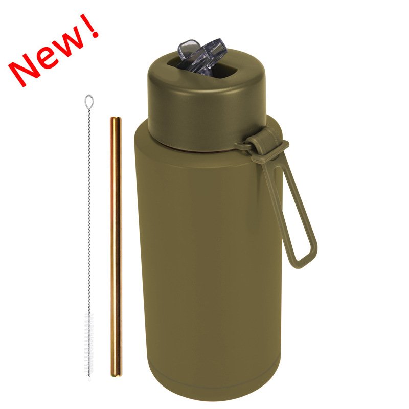 double insulated water bottles insulated 1000ml ecofriendly custom double wall with straw bottle sublimation bottles 32oz drink