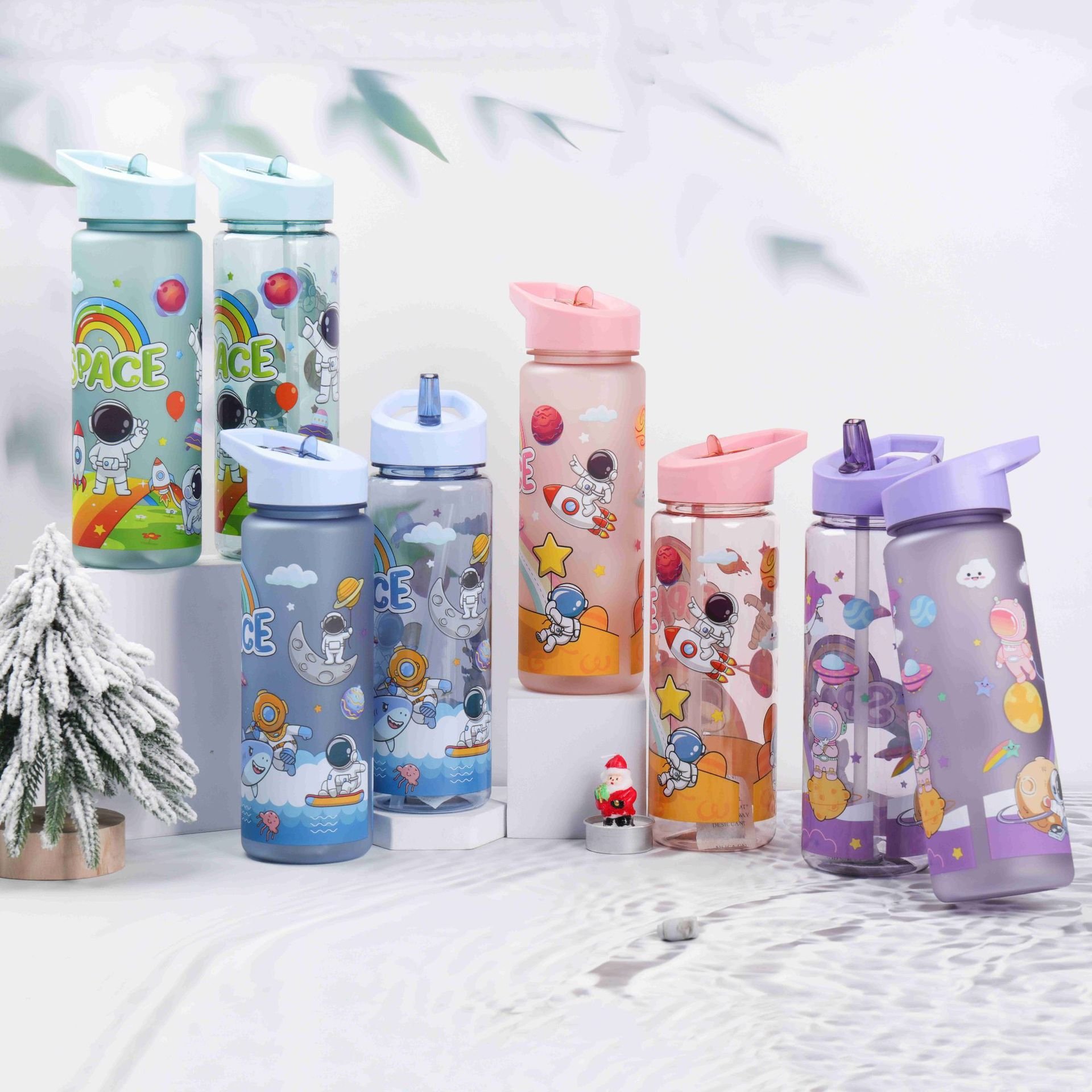 2024 new model light weight clear premium unusual water bottles for children