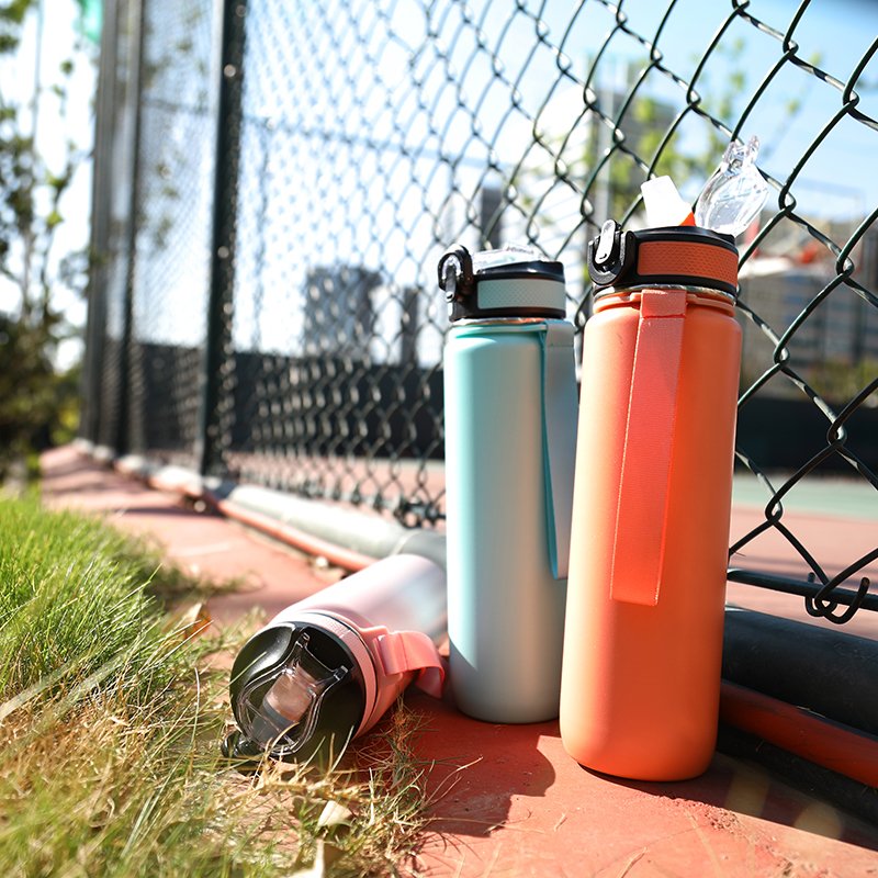 28oz Vacuum Flasks Gym Water Bottle Water Stainless Steel With Custom Logo And Straw Lid