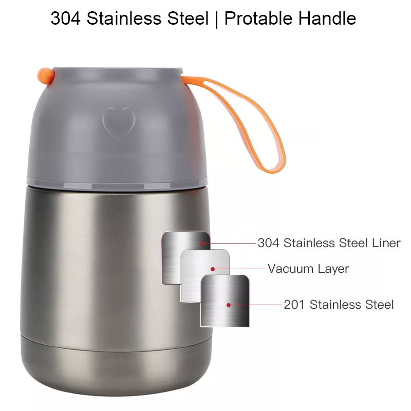 Customization Stainless Steel Lunch Box Thermos Food Container Keep Hot 24 Hours Double Wall Food Jar