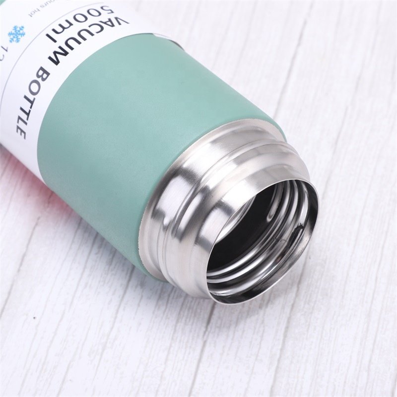 500ML Stainless Steel Double Wall Water Bottle with 3 Lids Vacuum Flask Insulated Water Bottle Gift Set