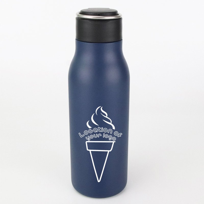 Customized Hide Stainless Handheld vaccum flask Sports Water Bottle Flask Double Wall Stainless Steel Water Bottles