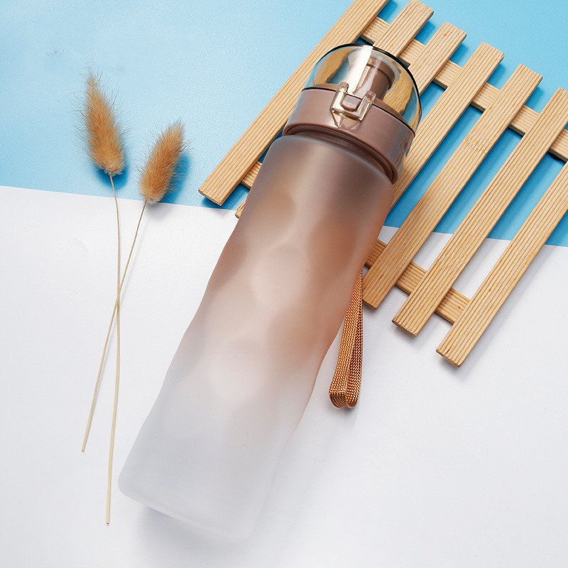 700ML Water Bottle Portable Outdoor Sports Safety Plastic Matte Non-slip Leakproof Students Gift Drinking Cup Customized Logo