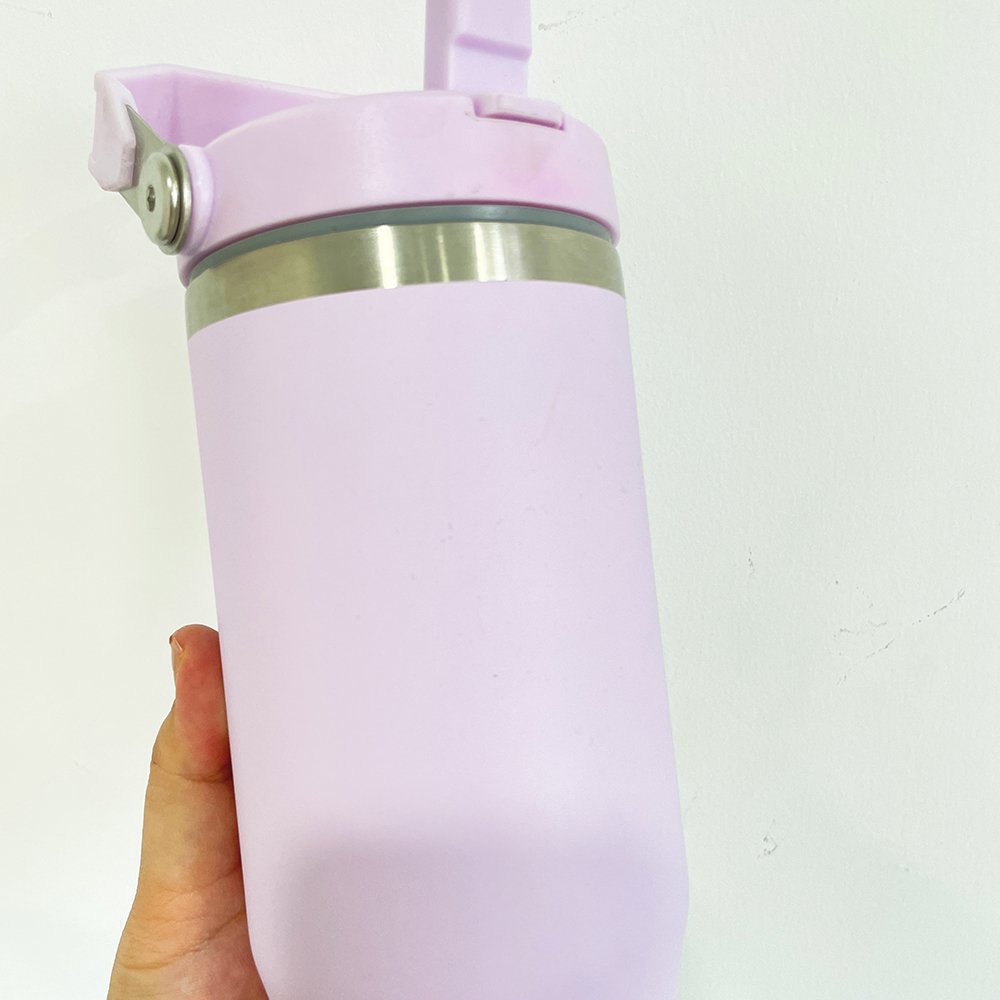 leak proof sublimation 30oz portable flip straw tumbler Matte 30oz sublimation school tumbler Vacuum Insulated Water Bottle