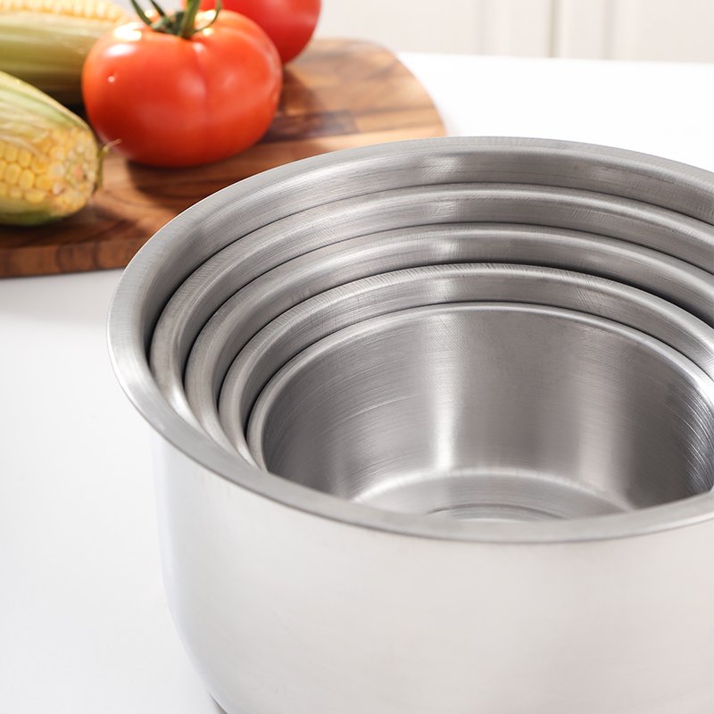 5pcs Cooking Kitchen Utensil Set Thailand pot set Stainless Steel Cookware Heated food containers with lid