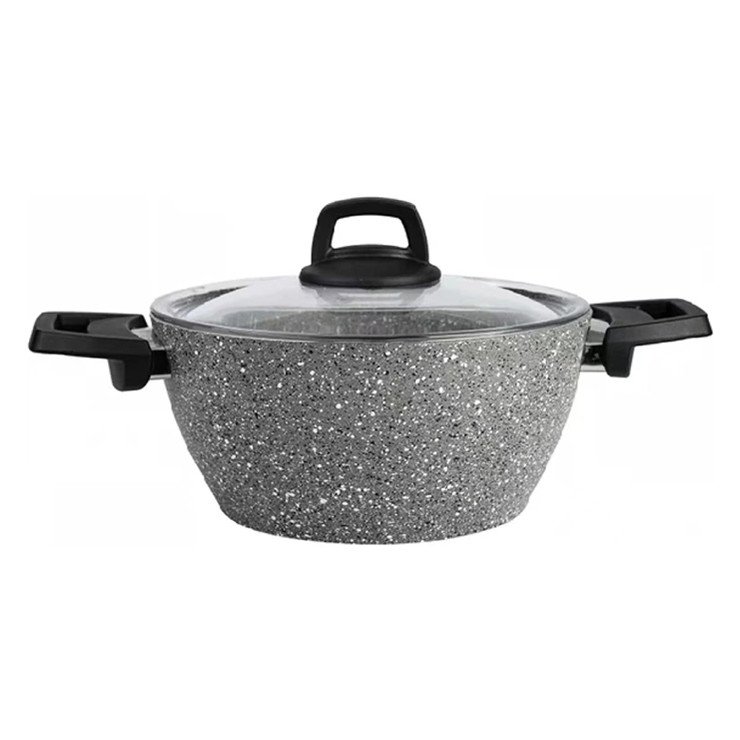 YongKang Factory 7 pcs hot sale forged Aluminum Non Stick Kitchen Wear Cookware pots and pans Set
