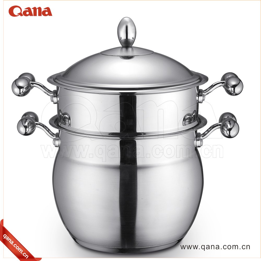 Couscous pot stainless steel cookware set 3pcs cooking pot