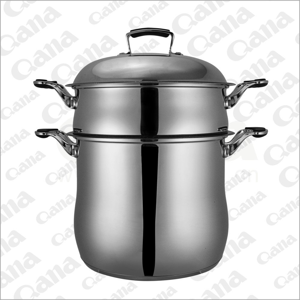 Couscous pot stainless steel cookware set 3pcs cooking pot