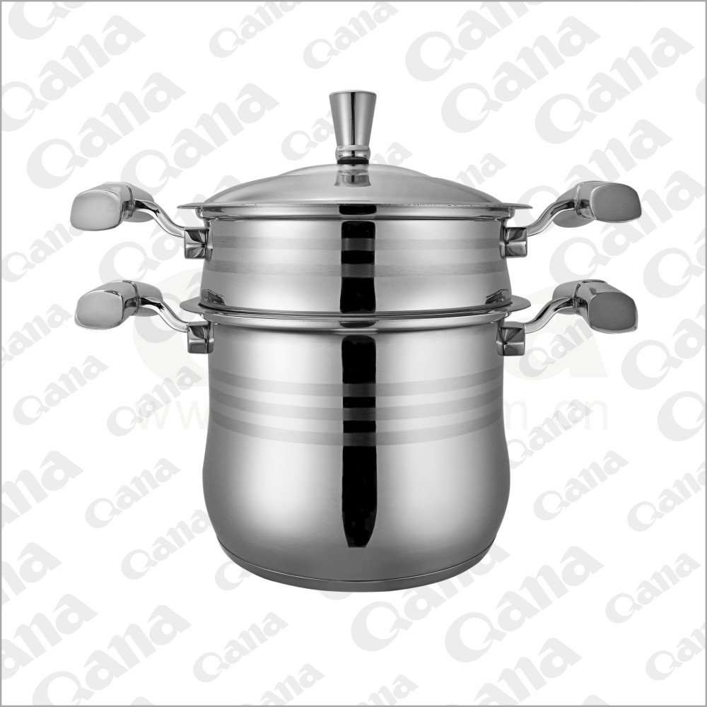 Couscous pot stainless steel cookware set 3pcs cooking pot