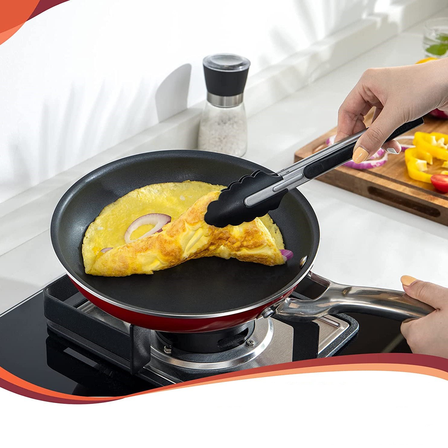 Custom LOGO Aluminum Cooking Ware Cookware Set Non-stick Set For Home Cooking