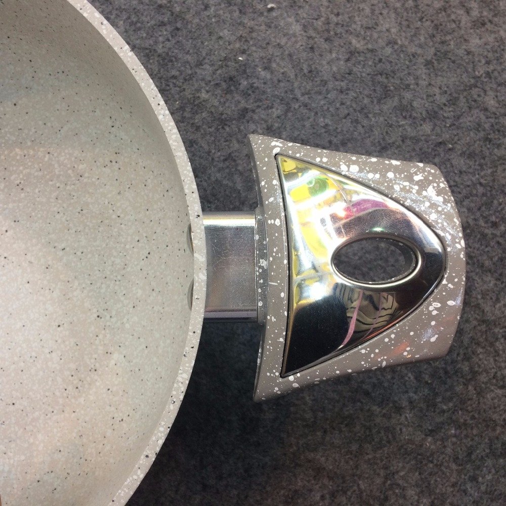 6pcs aluminum granite painting non-stick sauce pot 20-30CM non-stick cookware set