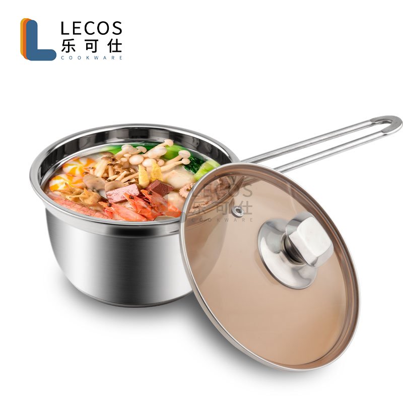 Stainless Steel 4pcs Soup Pot Sauce Pan Set Cookware Set Tableware Cooking Milk Pot And Stock Pot