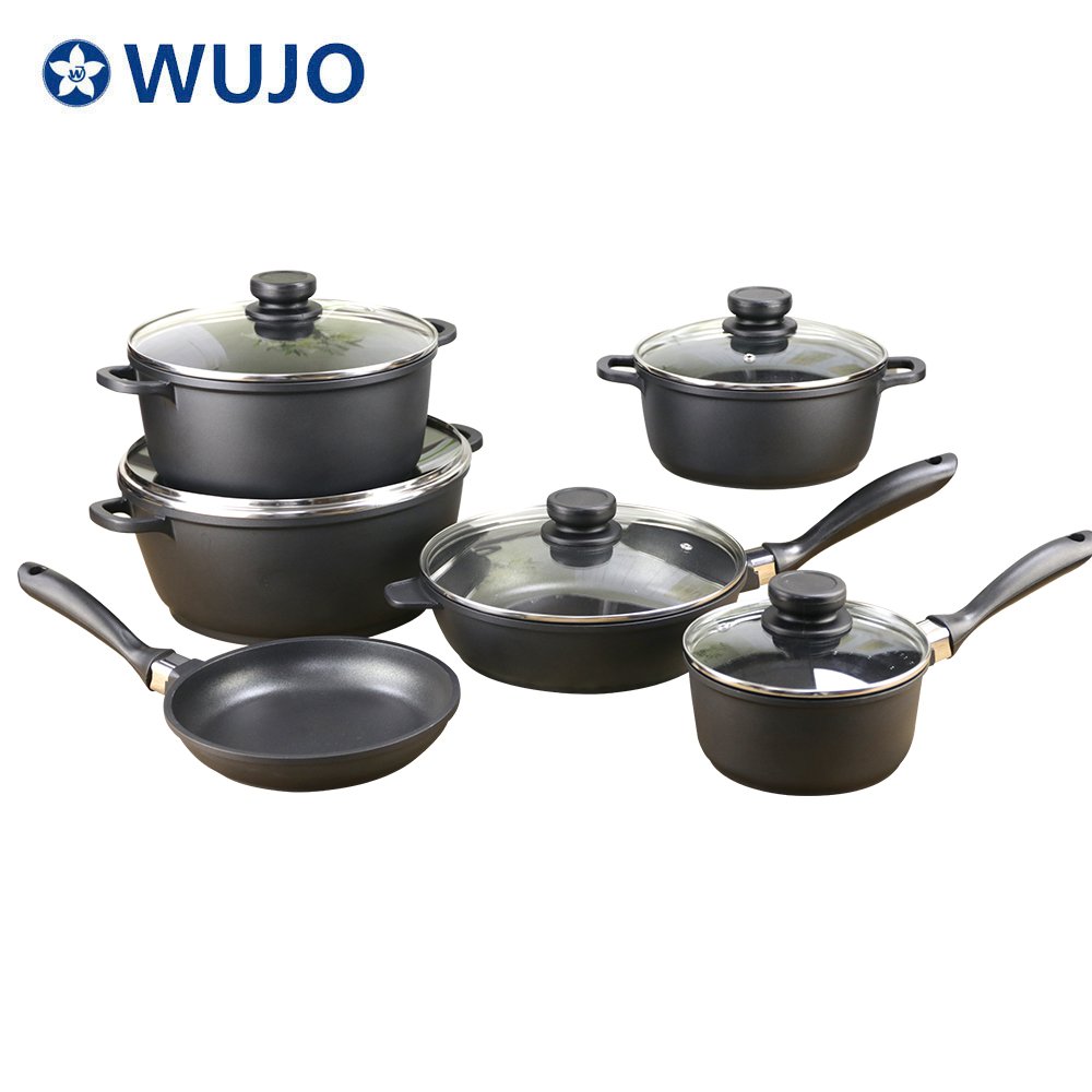 Non-stick Aluminum Kitchen Cooking Pot Set Aluminum Kitchenware Cookware Sets