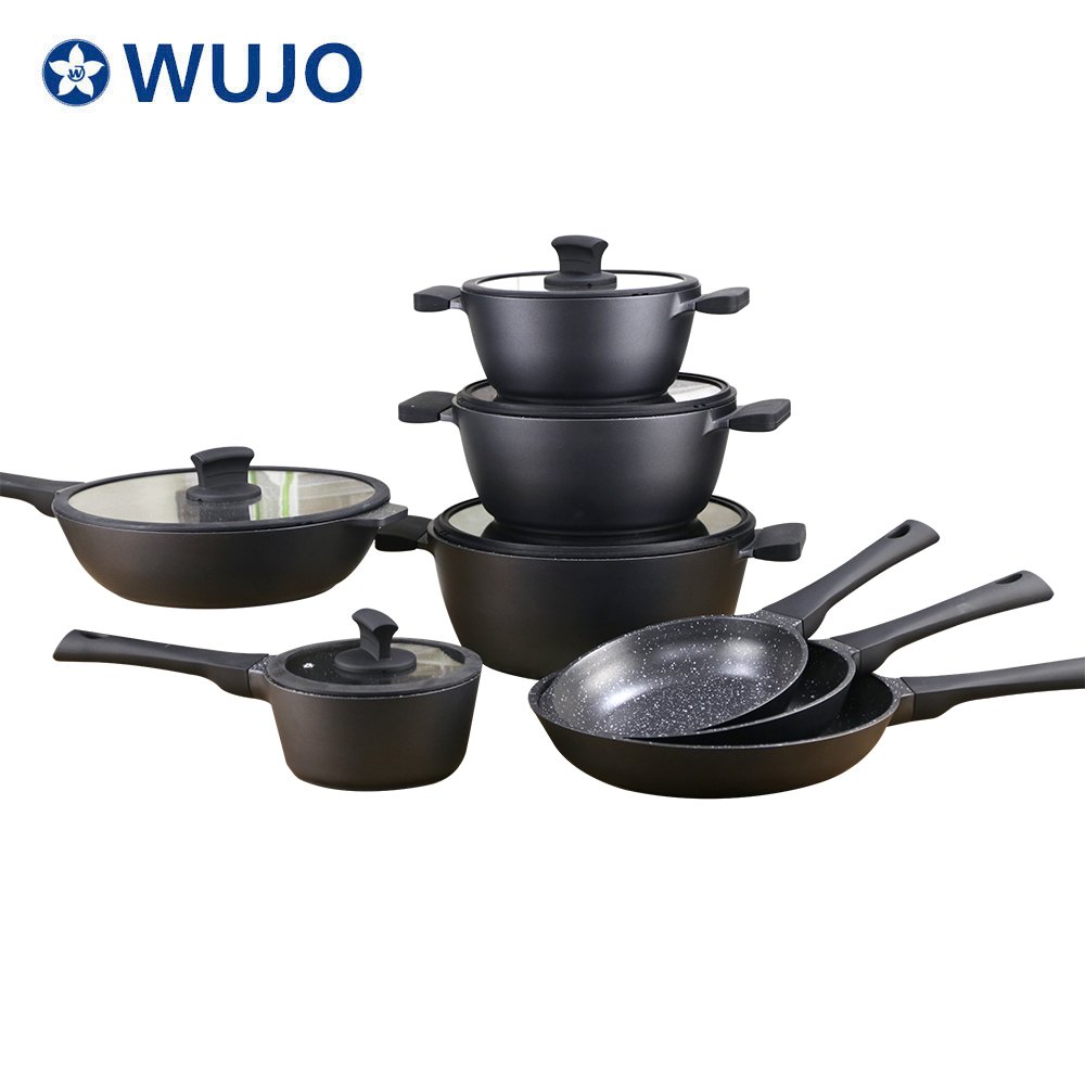 Non-stick Aluminum Kitchen Cooking Pot Set Aluminum Kitchenware Cookware Sets