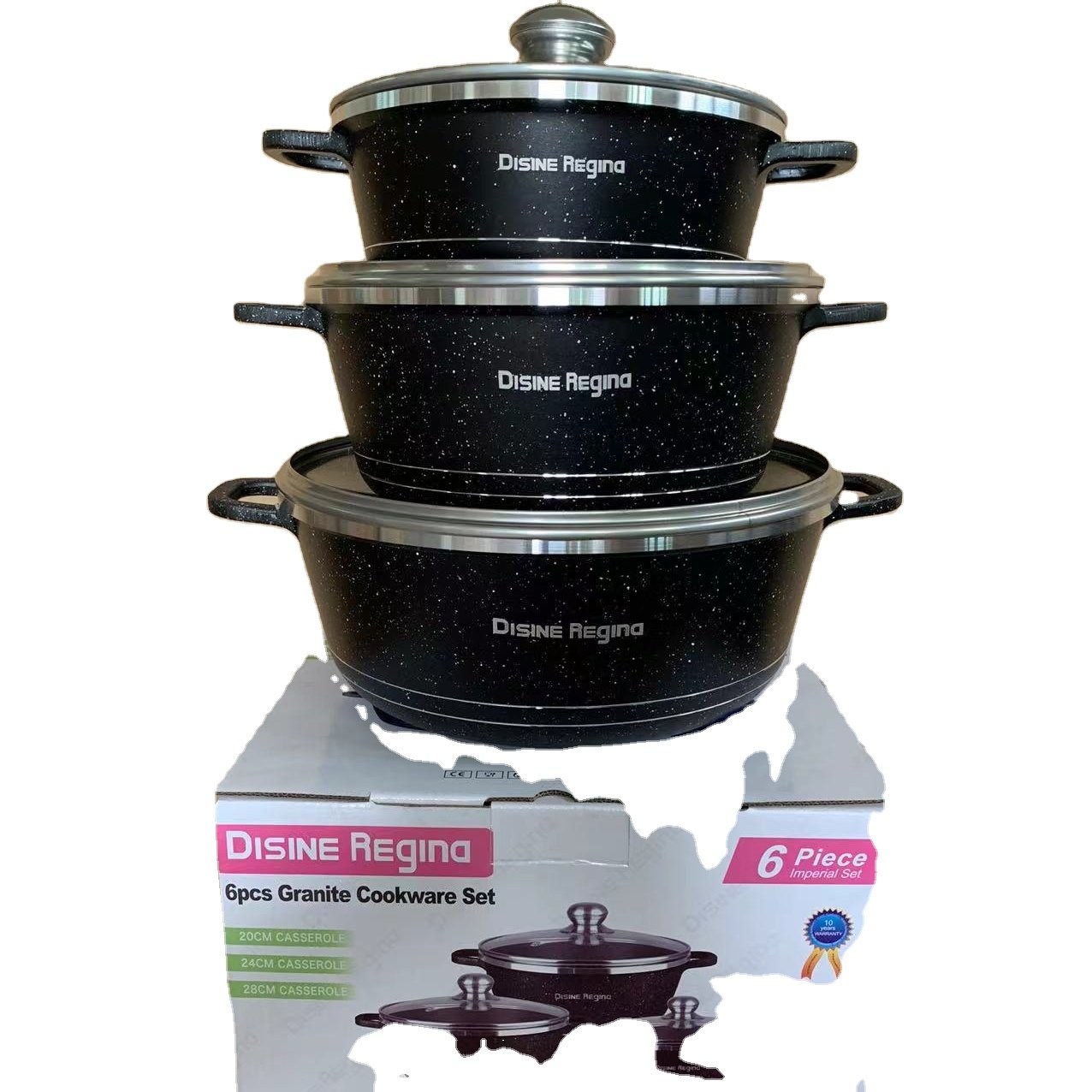 Hot Selling Luxury Dessini Kitchen Cookware Set New Chinese Style 6pieces Set Kitchen Cookware