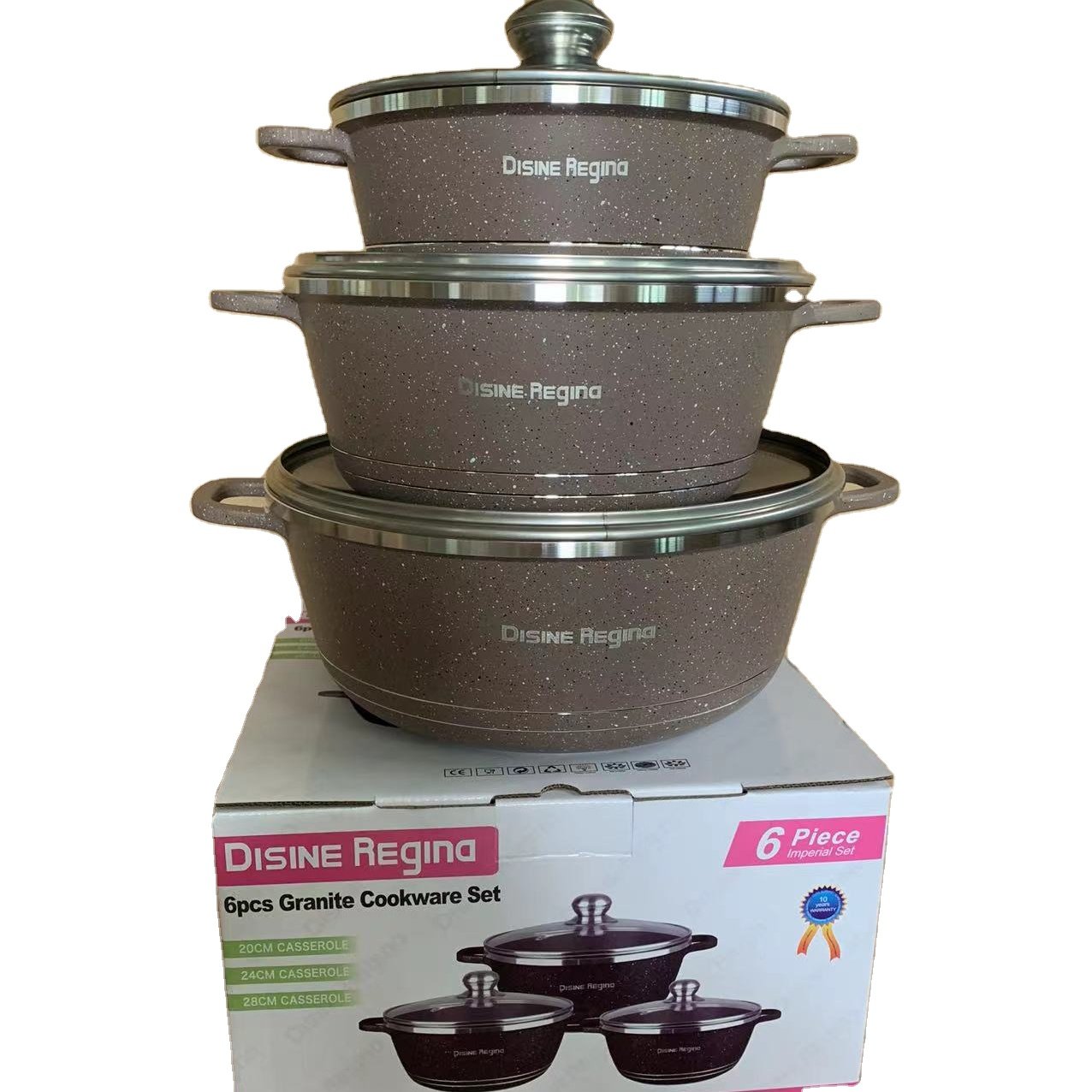 Hot Selling Luxury Dessini Kitchen Cookware Set New Chinese Style 6pieces Set Kitchen Cookware