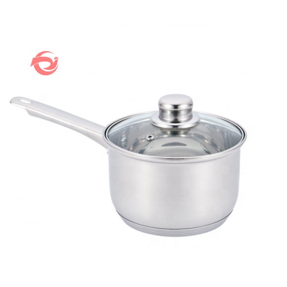Customizable Kitchen Cookware Pots Glass Lid cast iron Aluminum Cookware Set