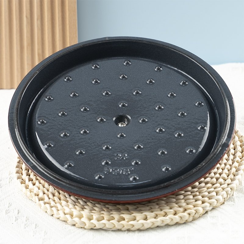 New cast iron enamel cookware set cooking pot cast iron enamel pot food insulation pot casserole