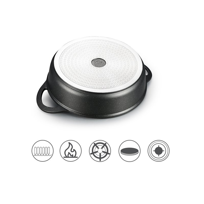 2023 Non Stick Aluminum Die Casting Kitchen Cooing Pot Frying Pan Casserole Kitchen Cookware Set