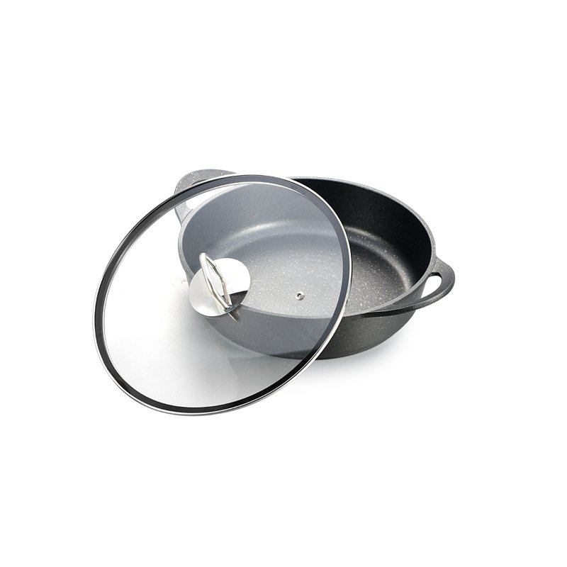 2023 Non Stick Aluminum Die Casting Kitchen Cooing Pot Frying Pan Casserole Kitchen Cookware Set