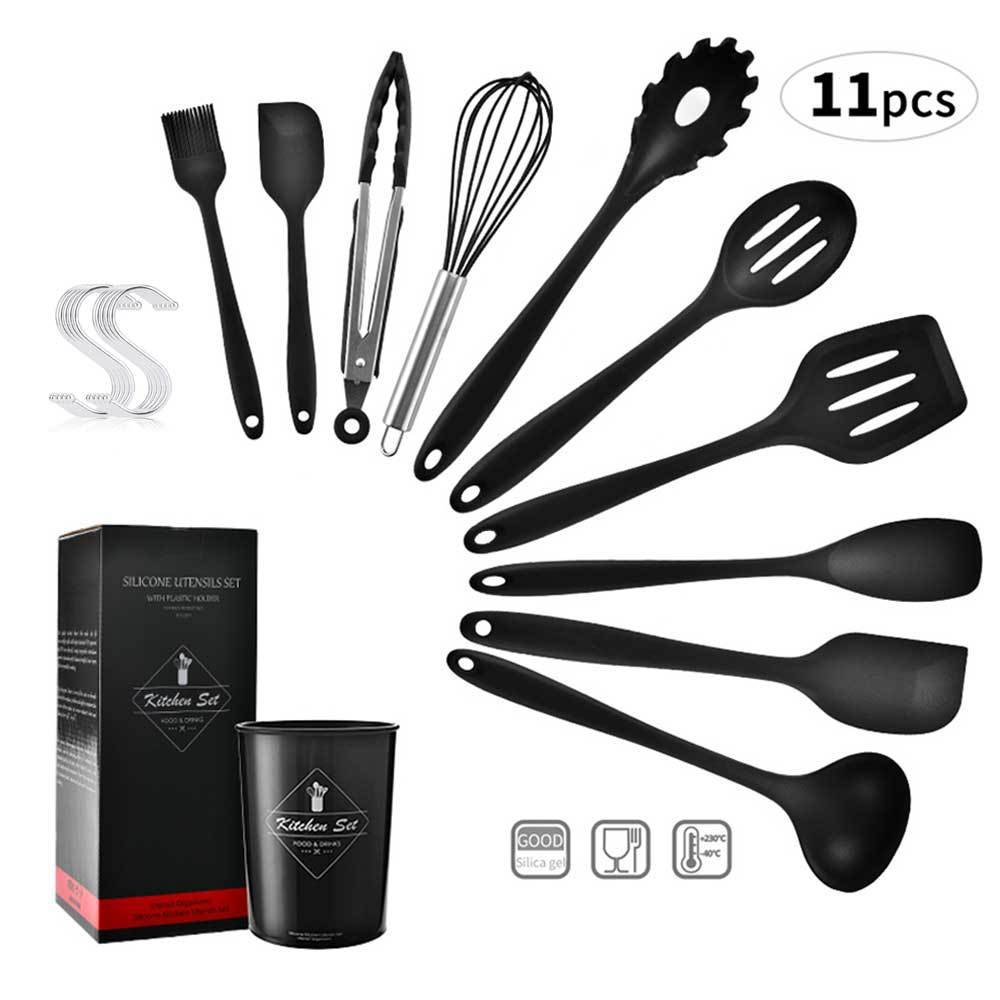 5 Piece Kitchen Silicone Cooking Utensil Set