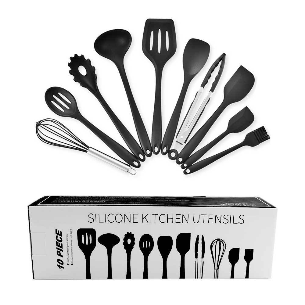 5 Piece Kitchen Silicone Cooking Utensil Set