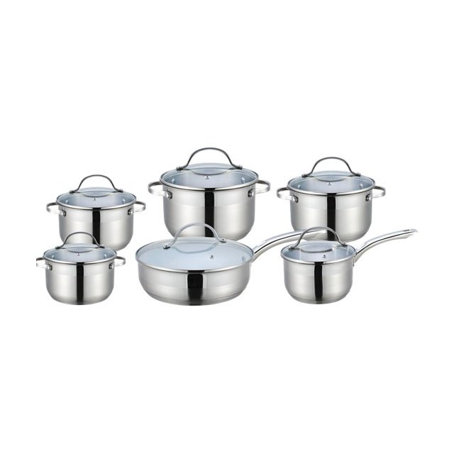 Best Grand Sufuria 7pc Cookware Set Fancy Kichen Set Cookware United Surgical Steel Cookware Pots and Pans