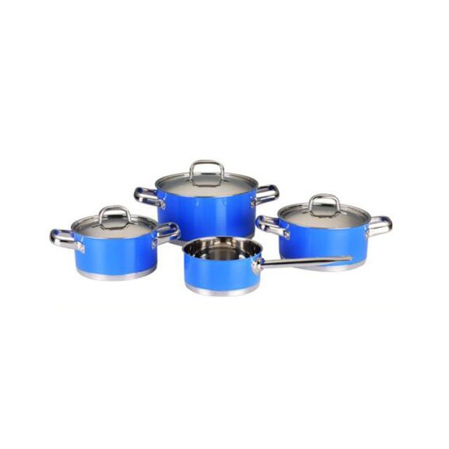 Best Grand Sufuria 7pc Cookware Set Fancy Kichen Set Cookware United Surgical Steel Cookware Pots and Pans