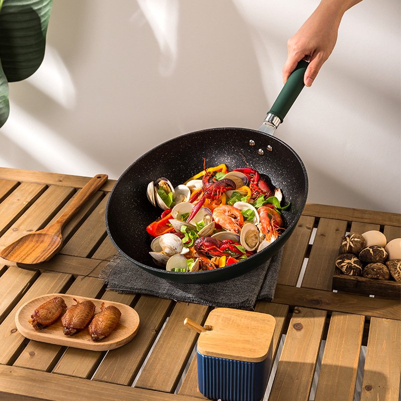 3pcs Pots and Pans Set Dishwasher Oven Safe Nonstick Kitchen Cookware Set with Detachable Handle