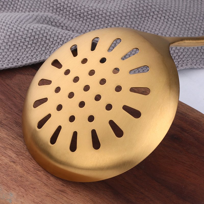 Hot Series Upmarket Chinese Style Kitchenware Golden Copper Metal Cookware Set