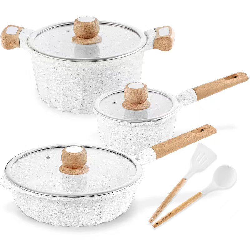 Cooklover Eco-friendly Nonstick Kitchen Tools None Stick Pot Set Cookware Set
