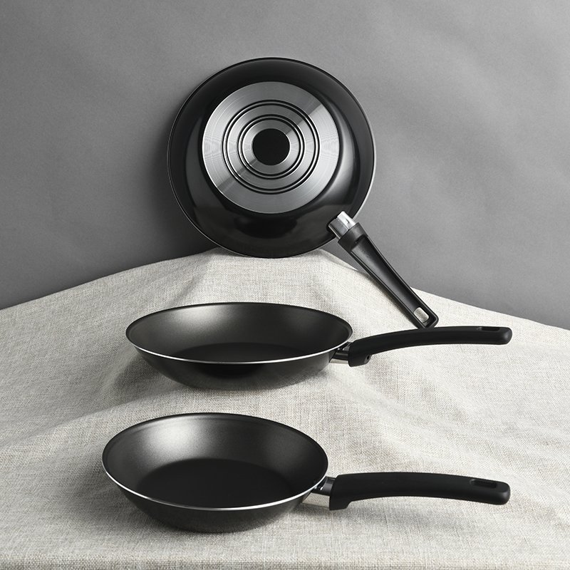 3 Pieces Black Panelas- Conjunt Pans Cooking Kitchen Cookware Set Non Stick Frying Pan