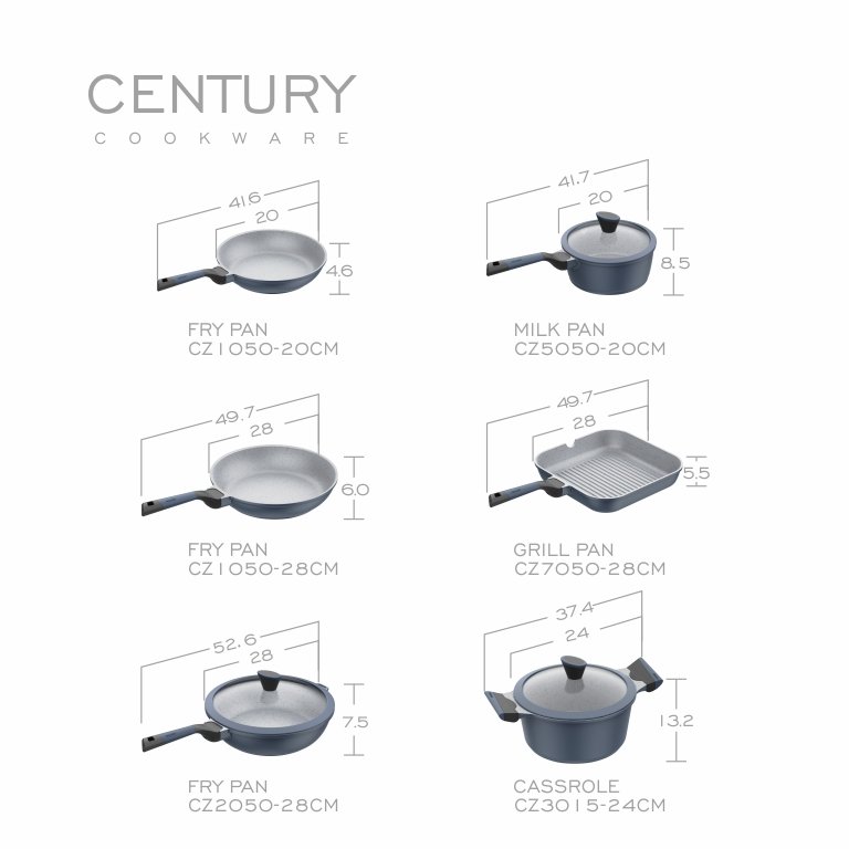 High Quality 7pcs Kitchenware Cooking Pot And Pans set Non-stick cookware Frying Pan set