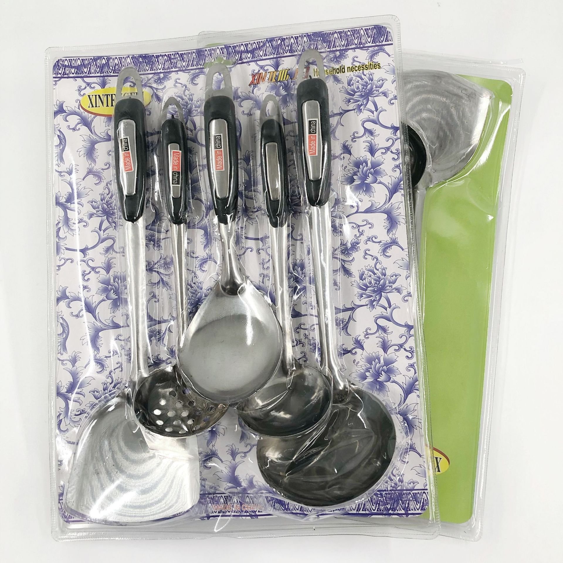 Popular OEM Hot Sale 5PCS Heat Resistant Flexible Eco-friendly Reusable Kitchen Cooking Ware Set Plastic Cooking Utensil Sets