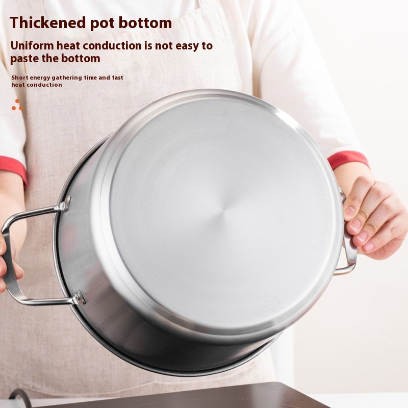 Hot Selling 5PCS American Style Stainless Steel Cookware Set with Glass Lid Kitchen Essential Kitchenware