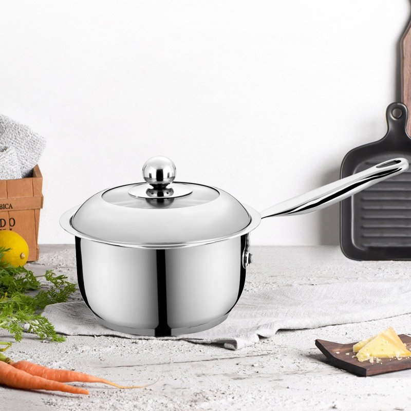 Factory Stainless Steel Cookware Set Cast Iron Pot Glass Non-Stick Pan Set with Induction Bottom Cooking Pots Casseroles