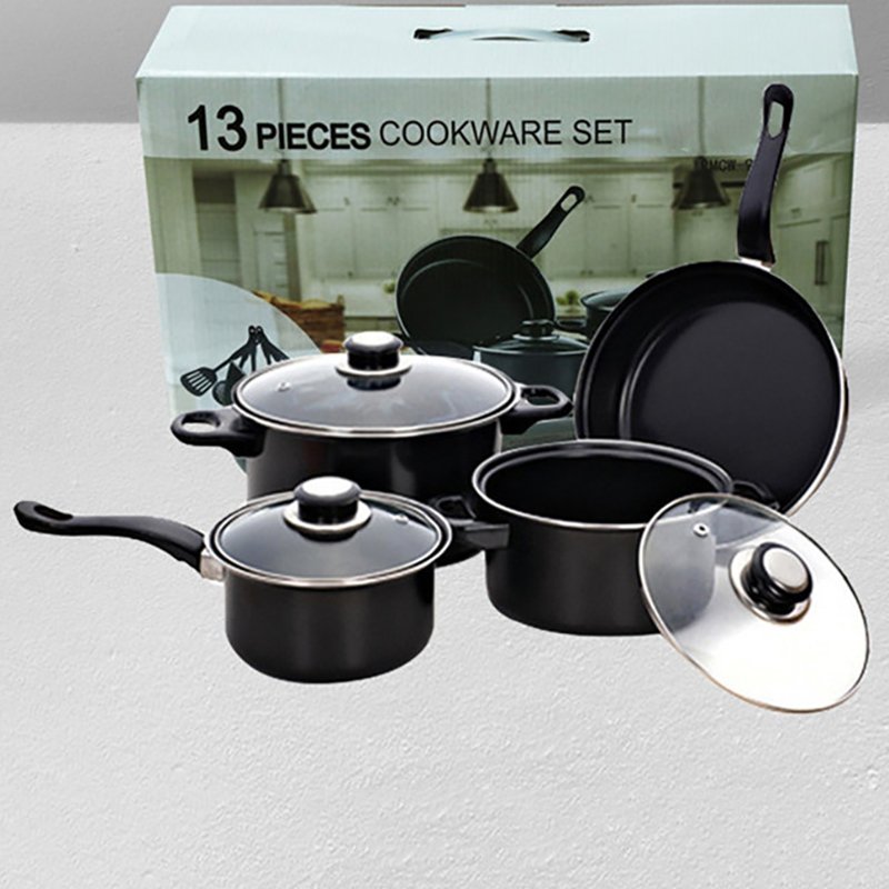Hot Sale Professional supplier cookware sets elegant cookware set carton steel cookware sets