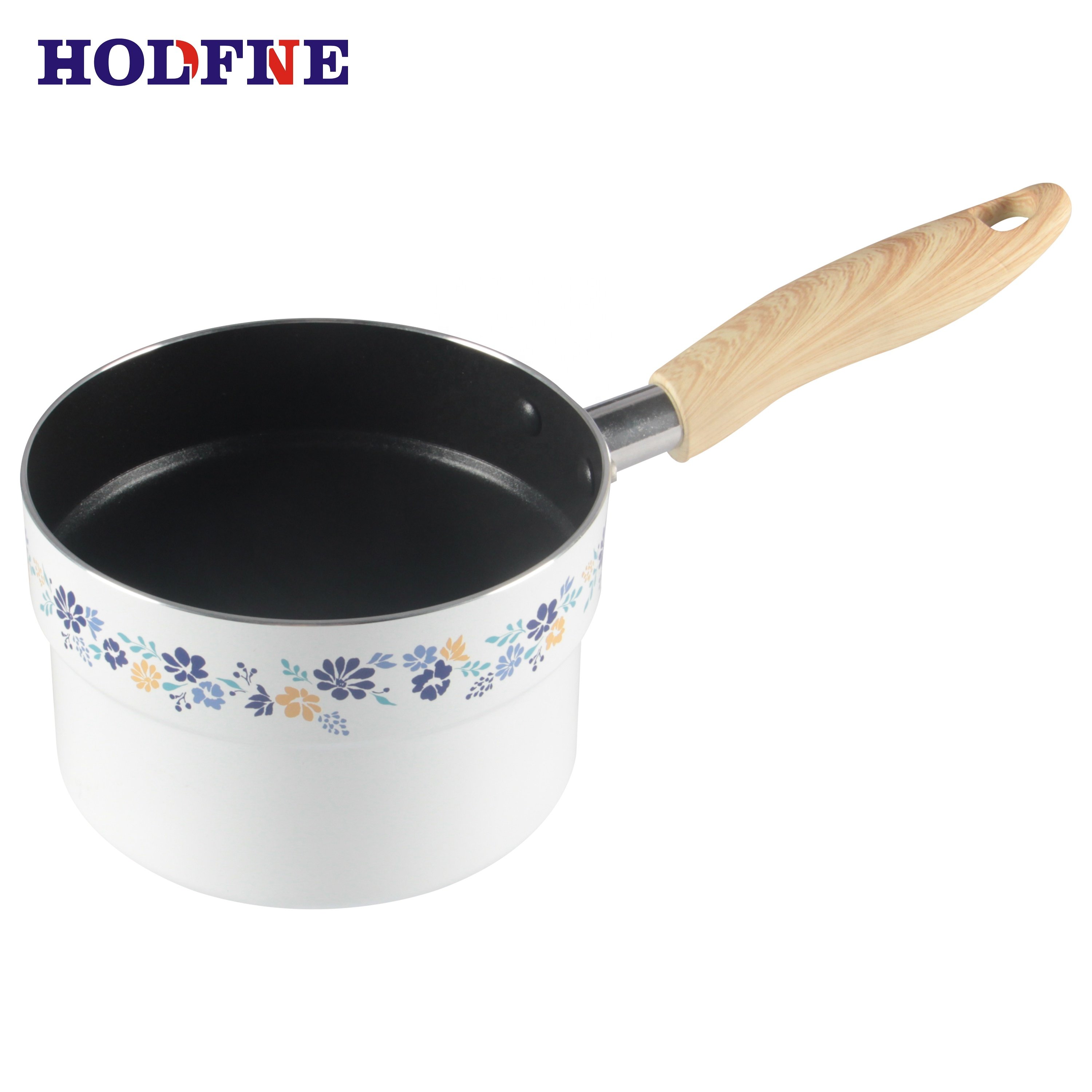 New arrival kitchen aluminum pot customized Logo Cookware set with Bakelite handle