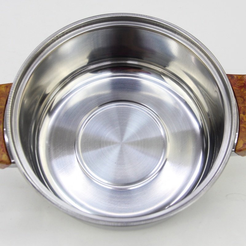 2022 New Products Stainless Steel Cooking Pot Ware 6pcs Non Stick Cookware Set With Glass Lid