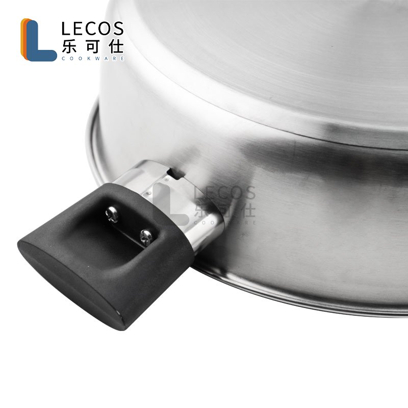 Round Stainless Steel 18/8 Casserole Dutch Oven Cooking Pot Manufacturer Kitchenware Cookware Set