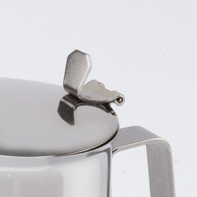 Italian 8-Cup Stainless Steel Tea Pot Handle Nice Kitchen Serving Tool Cooking Serving Milk Hot Water etc.-Home Use Pans Set