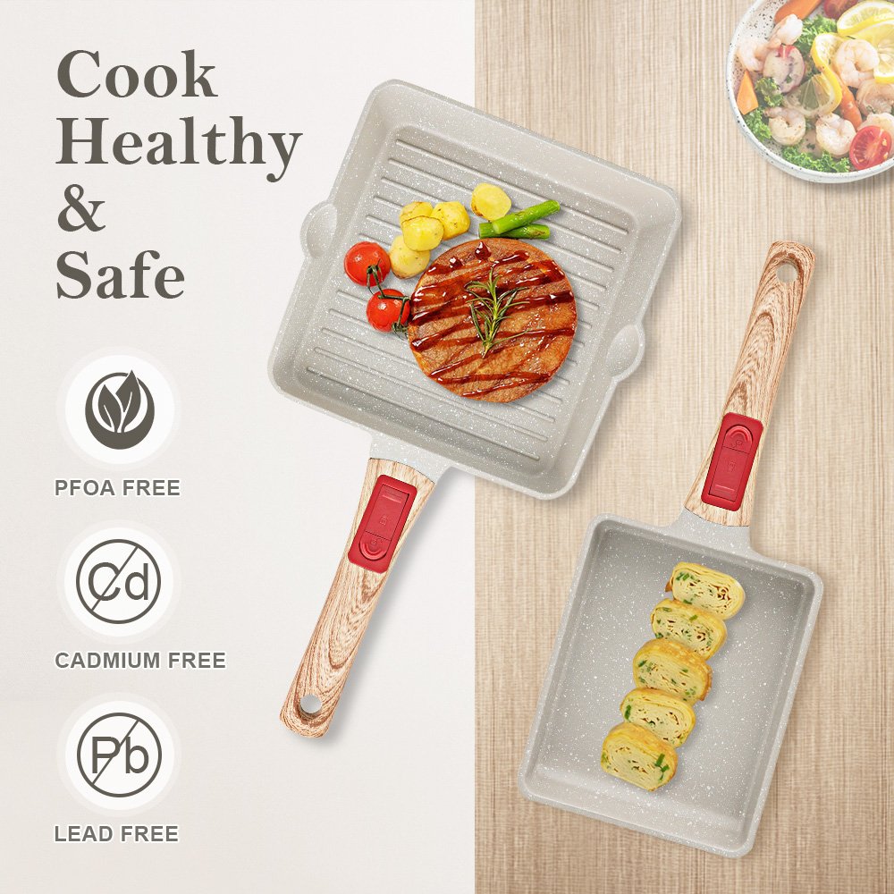 Hot Selling Cookware Sets With Removable Handle Aluminium Non Stick Cooking Pan Set White Induction Kitchen Pots Pans