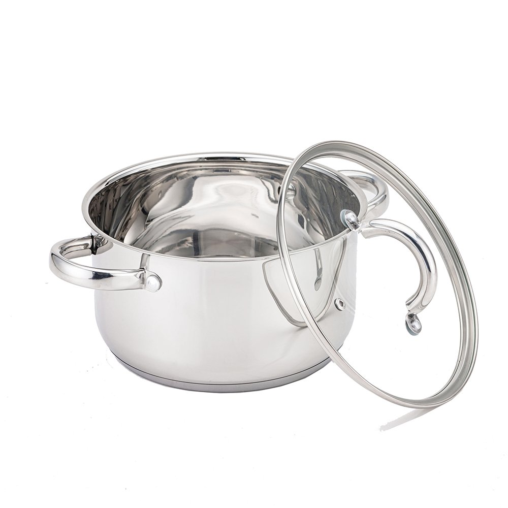 Kitchen Ware Supplier 7 Pcs Caserole Set Cooking Pots Caserole Set Cooking Pots Stainless Steel Cookware