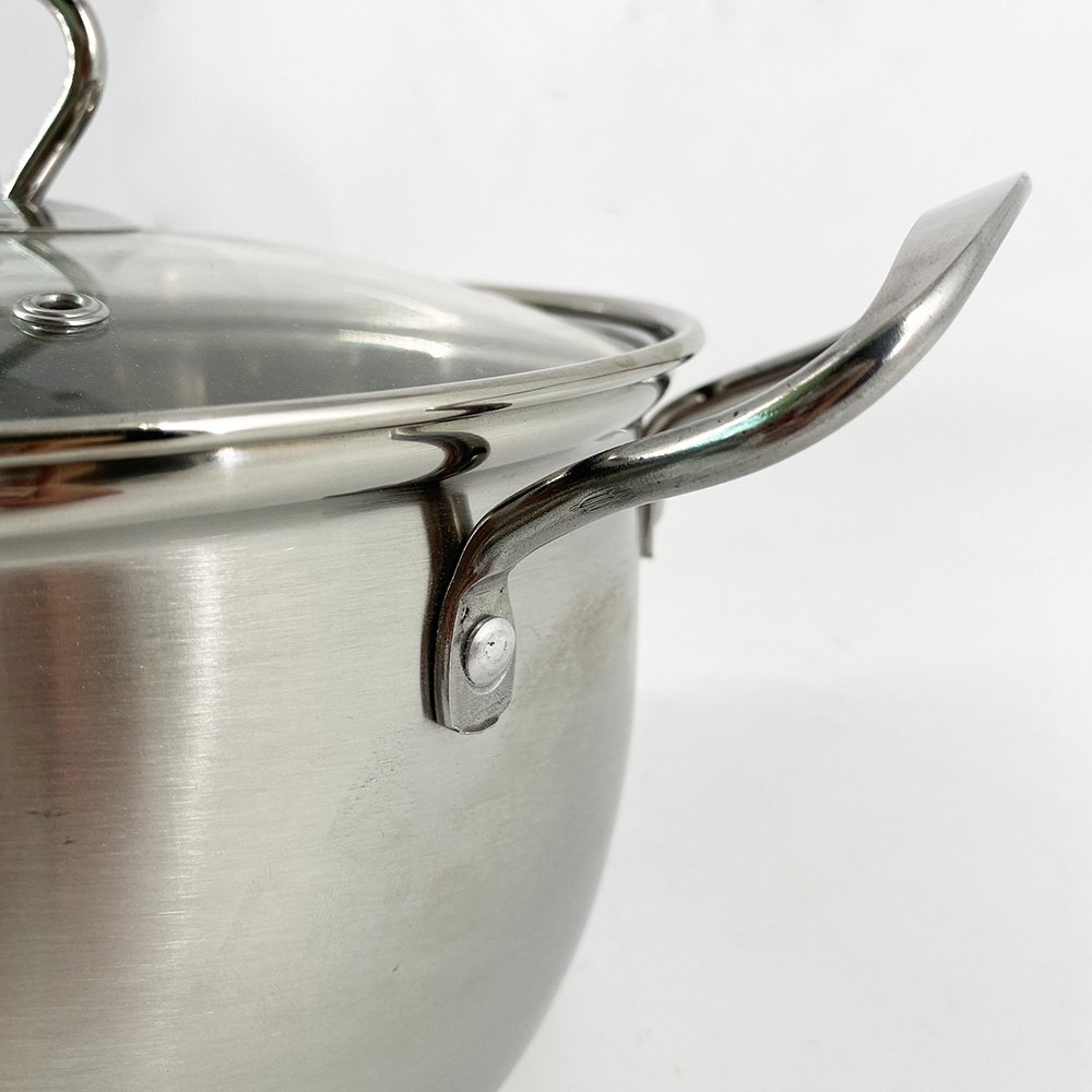 Household Cookware Home Cooking Kitchenware Stainless Steel Pot Milk Boiling Pot